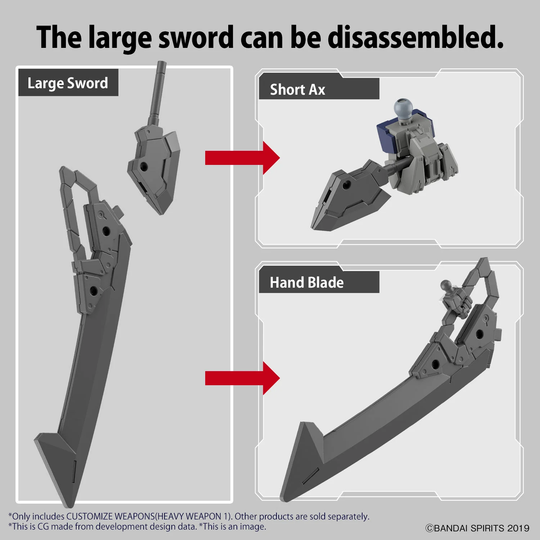 30MM - Customize Weapons (Heavy Weapon 1) - Model Kit