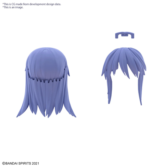30MS - Option Hair Style Parts Vol.8 All 4 Types - Model Kit