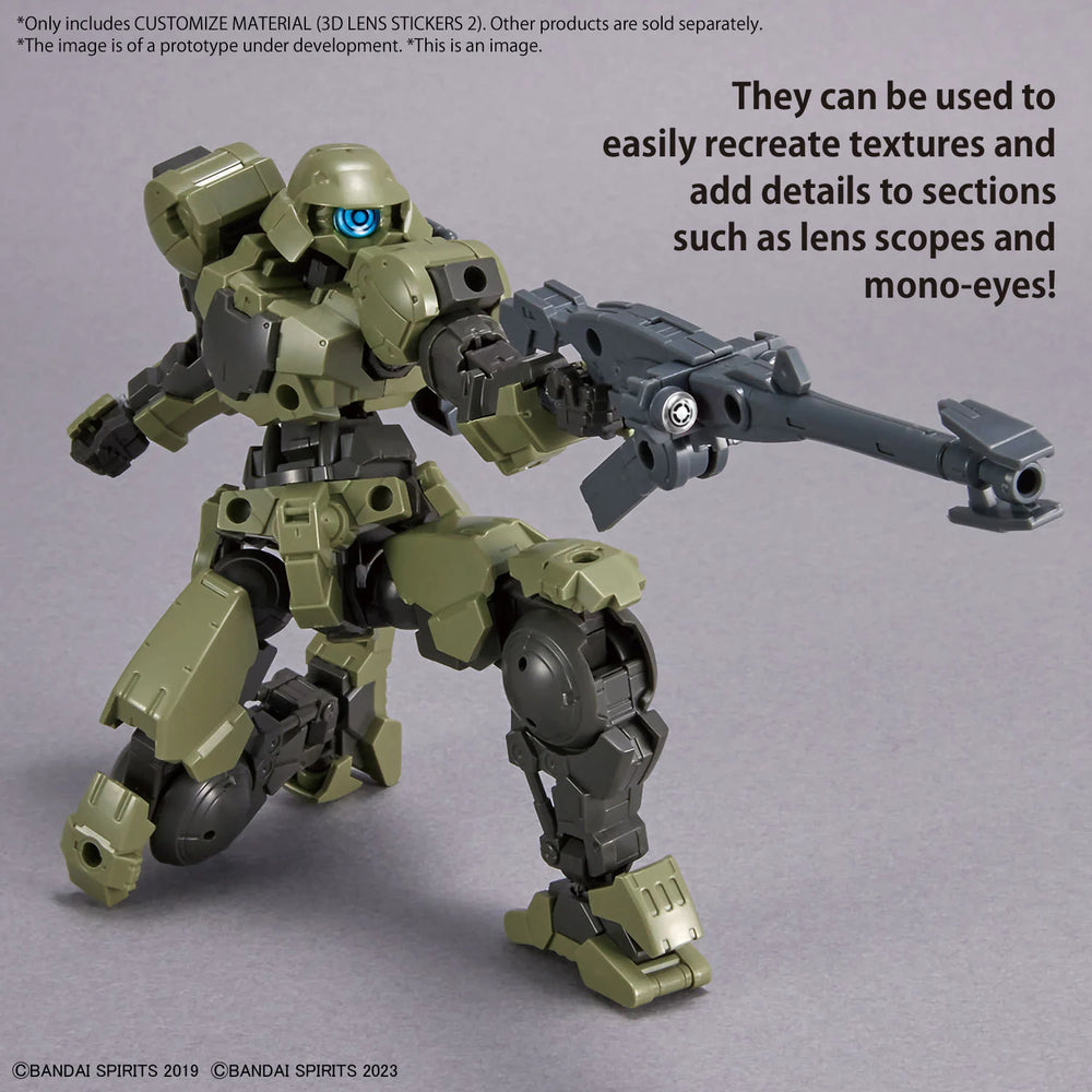 30MM - Customize Material (3D Lens Stickers 2) - Model Kit