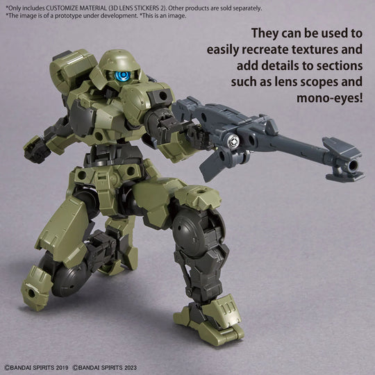 30MM - Customize Material (3D Lens Stickers 2) - Model Kit