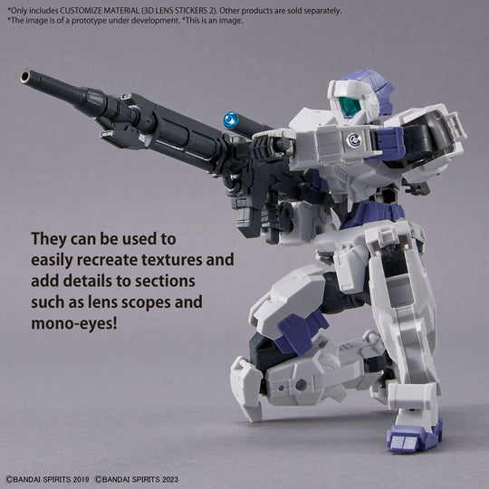 30MM - Customize Material (3D Lens Stickers 2) - Model Kit