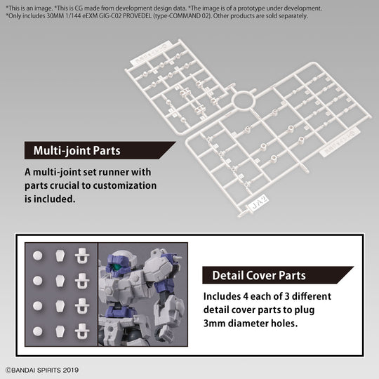 30MM - 1/144 eEXM GIG-C02 Provedel (Type-Command 02) - Model Kit