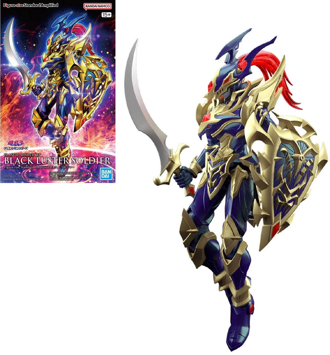 YU-GI-OH! - Figure-rise Standard Ampl. Black Luster Soldier -Model Kit
