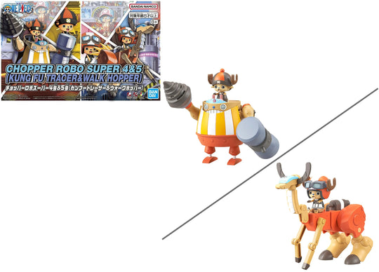 ONE PIECE- Chopper Robo Supper 4&5 Kung Fu ...& Walk Hopper -Model Kit