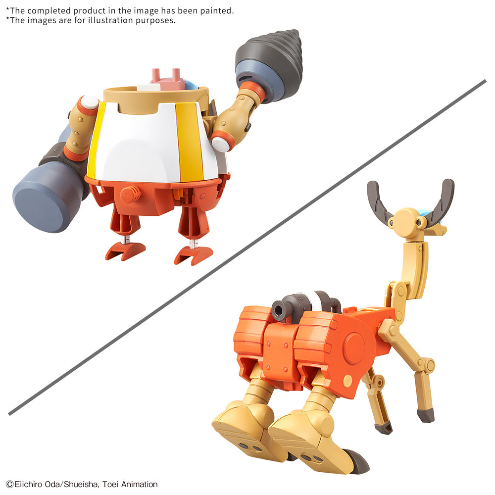 ONE PIECE- Chopper Robo Supper 4&5 Kung Fu ...& Walk Hopper -Model Kit