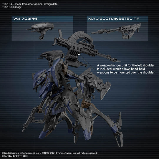 ARMORED CORE VI - Schneider Nachtreiher/40E Steel Haze - Model Kit