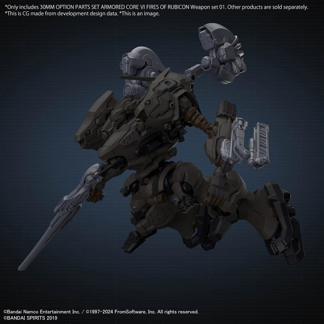 ARMORED CORE VI - 30MM Option Parts Set Weapon Set 01 - Model Kit