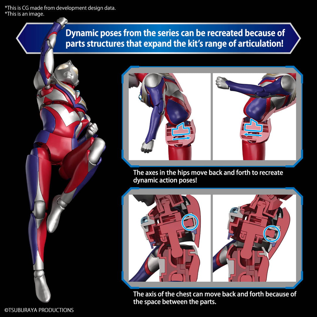 ULTRAMAN - Figure-rise standard Ultraman Tiga Multi Type - Model Kit