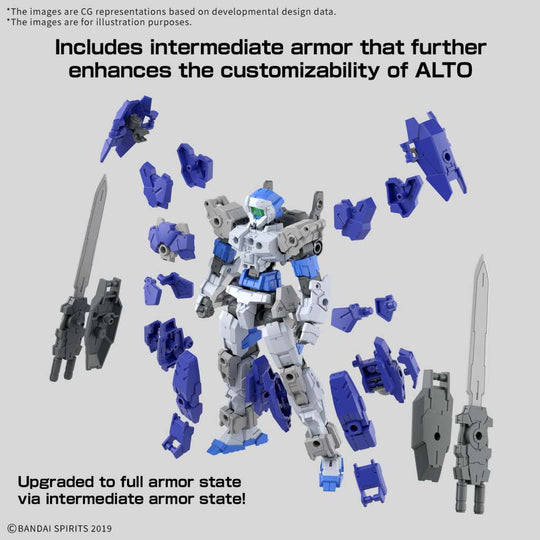 GUNDAM - 30MM 1/144 eEXM-17FA FULL ARMOR ALTO  - Model Kit