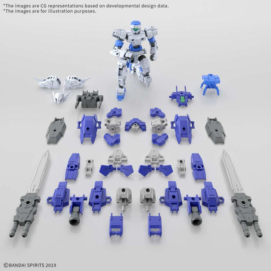GUNDAM - 30MM 1/144 eEXM-17FA FULL ARMOR ALTO  - Model Kit