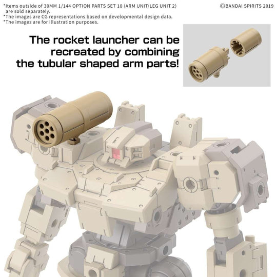 GUNDAM - 30MM 1/144 OPTION PARTS SET 18 - Model Kit
