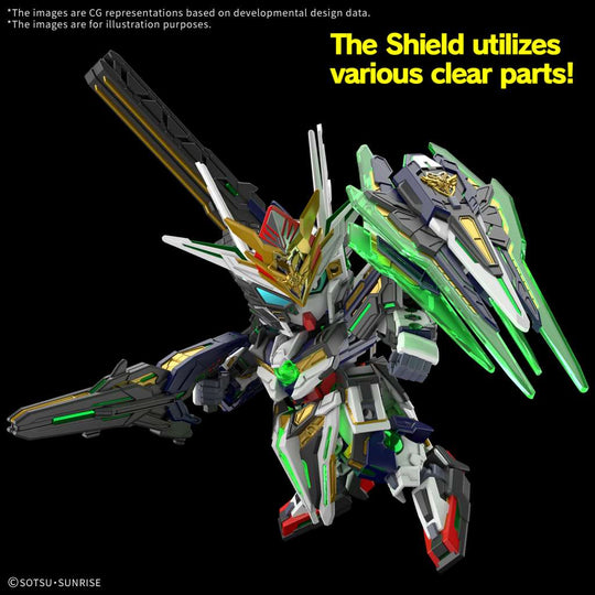 GUNDAM - SDW HEROES CAPTAIN QAN[T] GF - Model Kit
