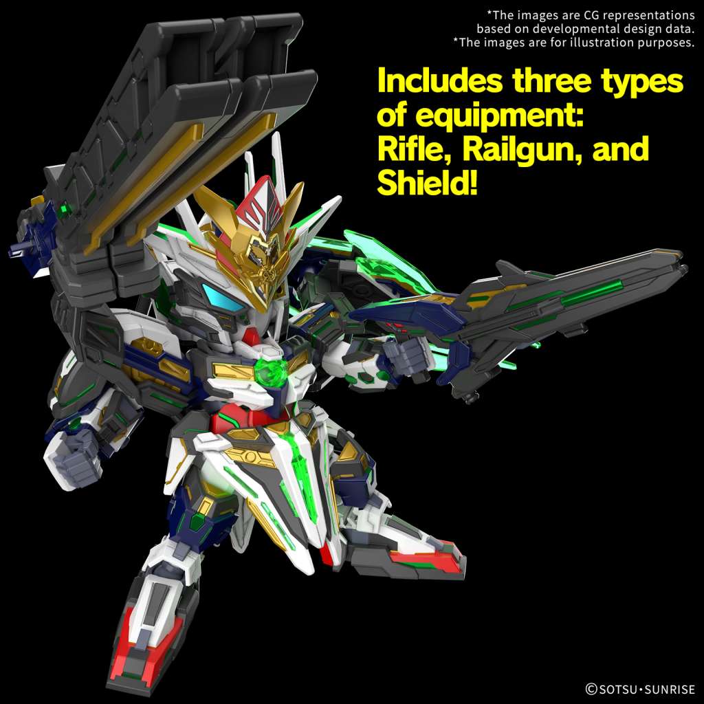GUNDAM - SDW HEROES CAPTAIN QAN[T] GF - Model Kit