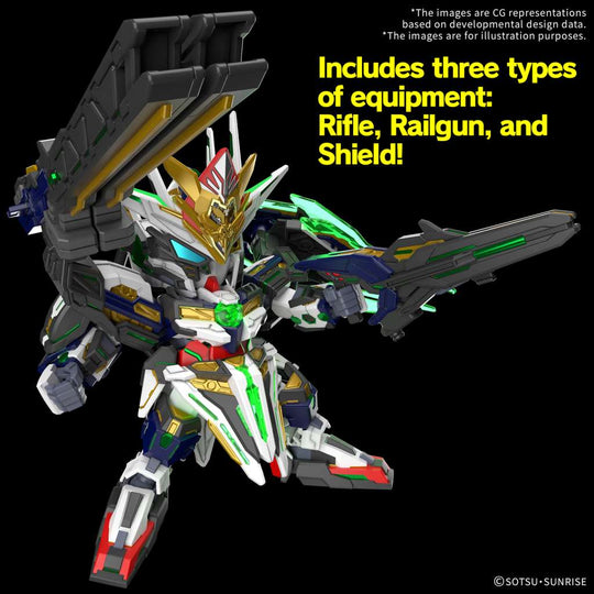 GUNDAM - SDW HEROES CAPTAIN QAN[T] GF - Model Kit