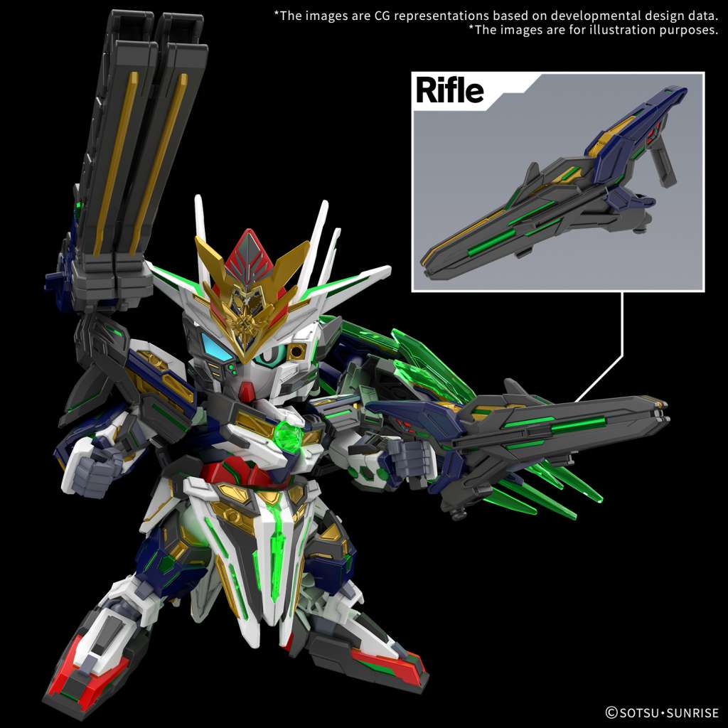 GUNDAM - SDW HEROES CAPTAIN QAN[T] GF - Model Kit