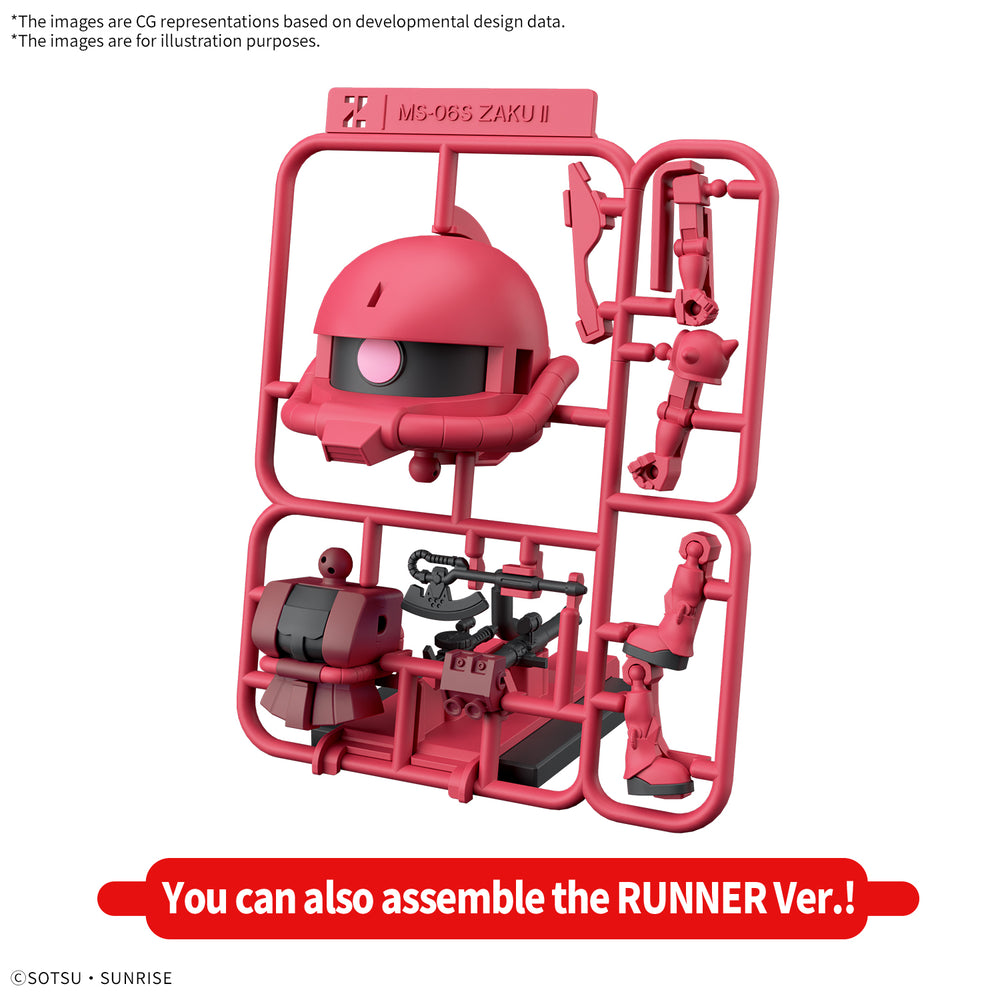 GUNDAM - 1/1 Charzaku-Kun DX Set (With Runner) - Model Kit