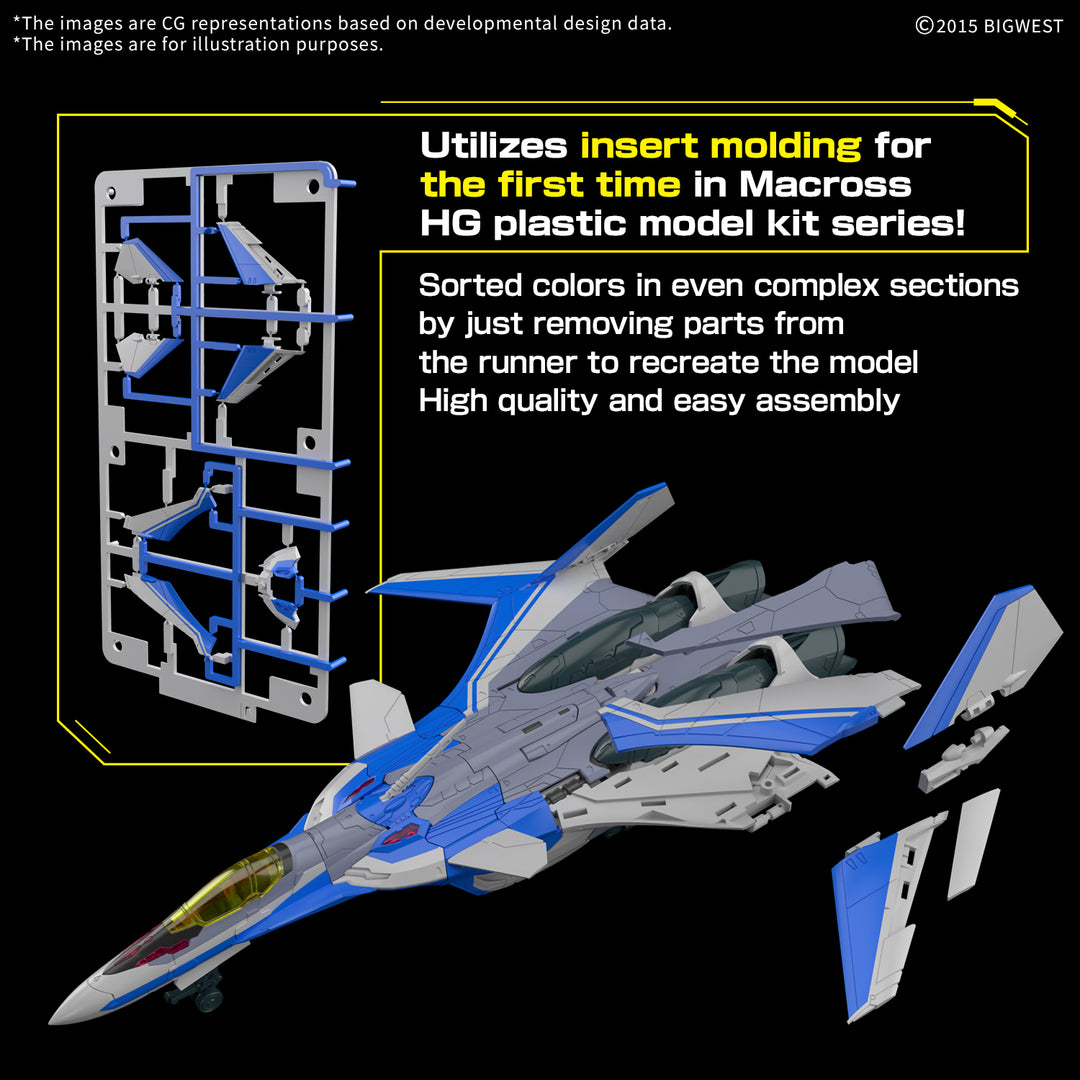 MACROSS - HG 1/100 VF-31J Siegfried (Hayate Immelmann Use) - Model Kit