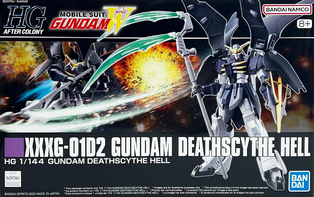 GUNDAM - HG 1/144 XXXG-01D2 Gundam Deathscythe Hell - Model Kit