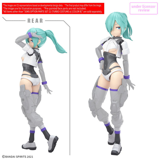 30MS - Option parts set 22 (Turbo costume a) (Color B) - Model Kit