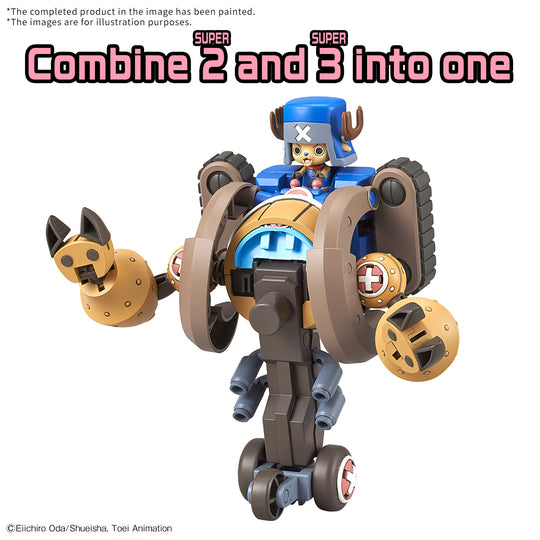 ONE PIECE- Chopper Robo Supper 2&3 Heavy Armor & Horn Dozer -Model Kit