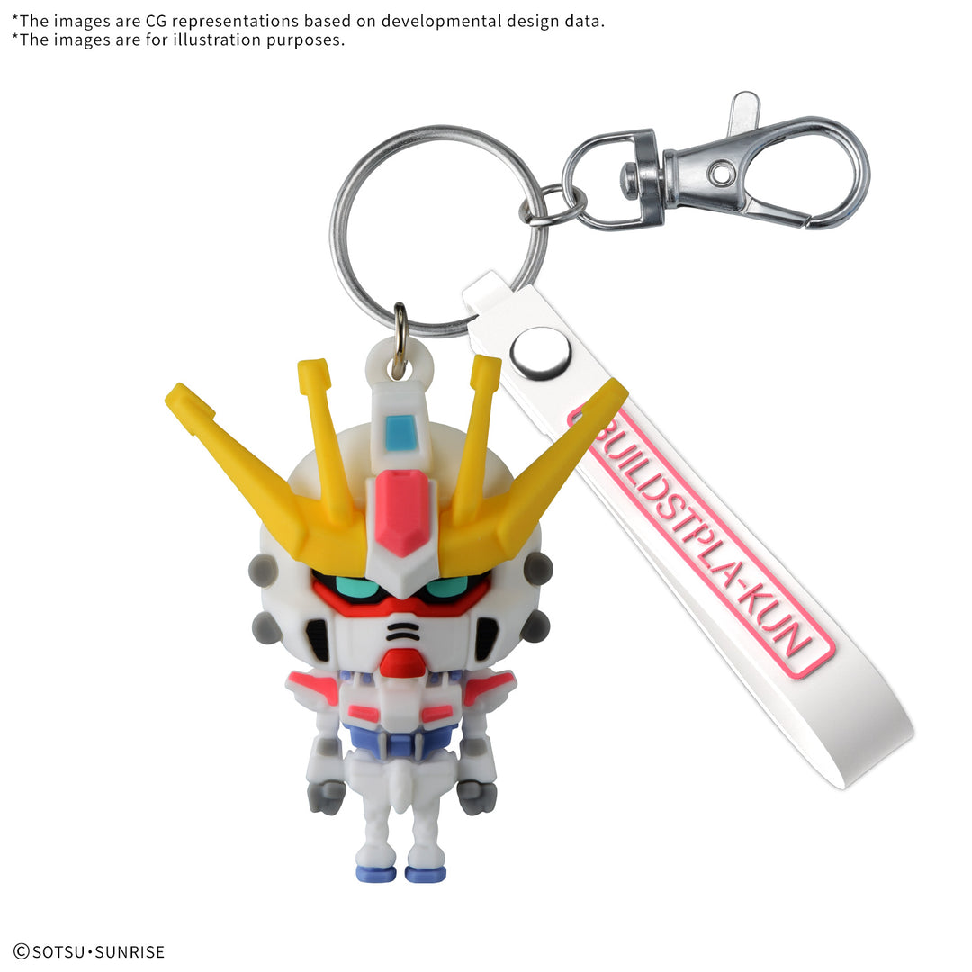GUNDAM - Build STPLA-KUN - 3D Rubber Mascot Keychain