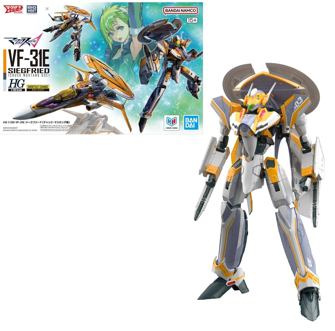MACROSS - HG 1/100 VF-31E Siegfried (Chuck Mustang Use) - Model Kit