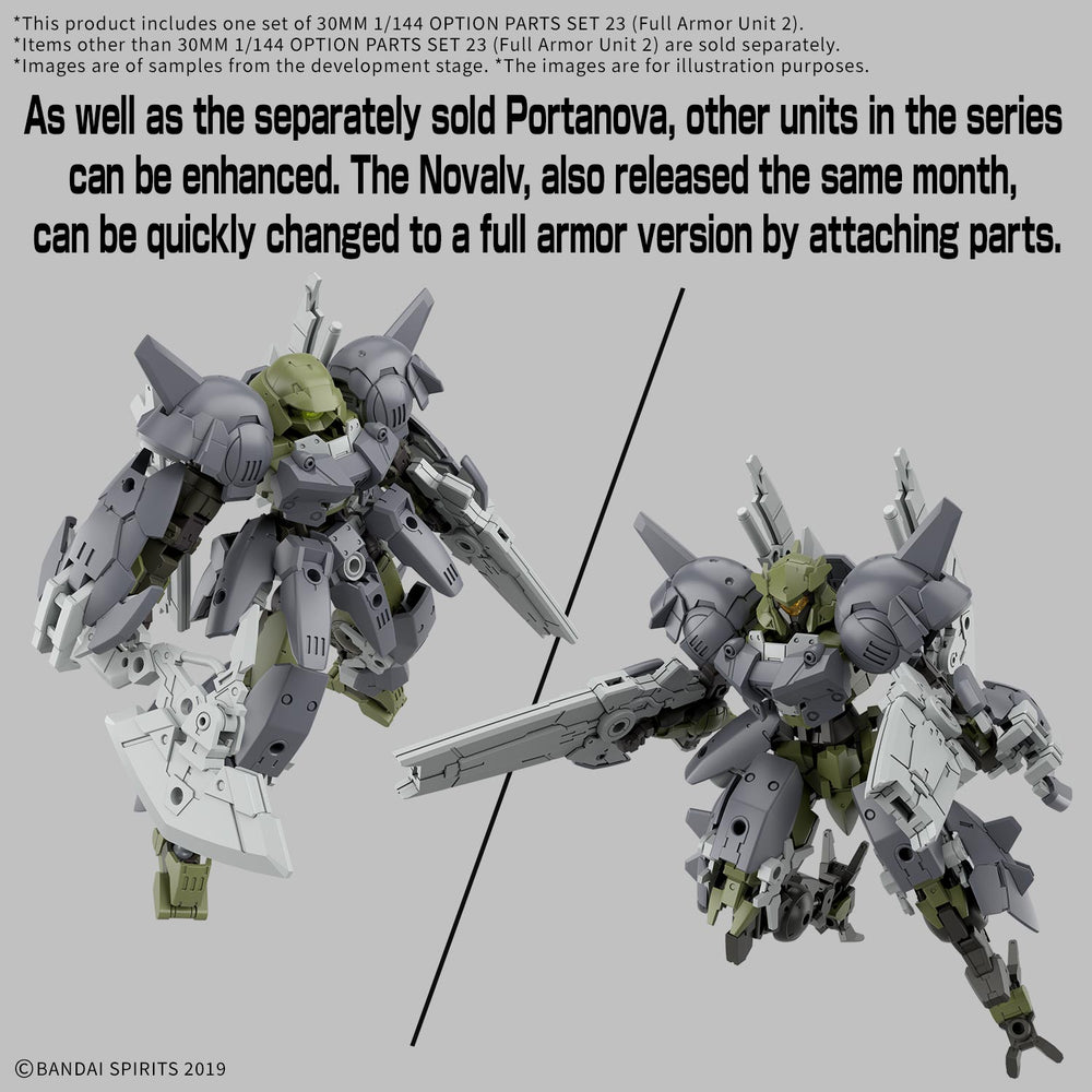 30MM - 1/144 Option Parts Set 23 (Full Armor Unit 2) - Model Kit