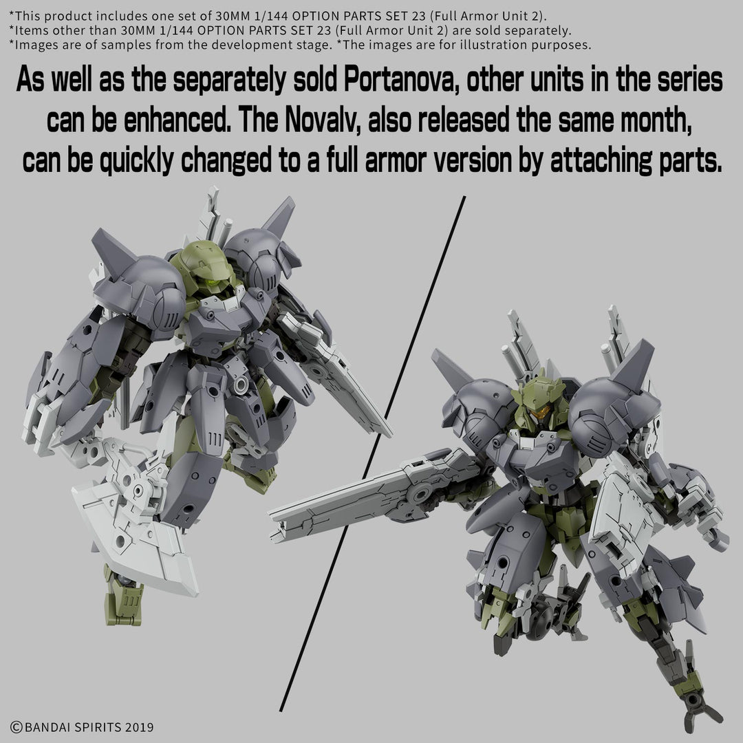 30MM - 1/144 Option Parts Set 23 (Full Armor Unit 2) - Model Kit