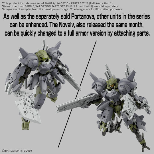 30MM - 1/144 Option Parts Set 23 (Full Armor Unit 2) - Model Kit