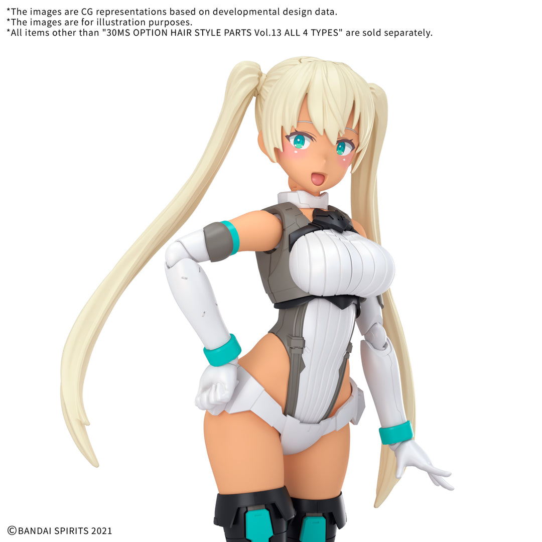 30MS - Option Hair Style Parts Vol. 13 All 4 Types - Model Kit