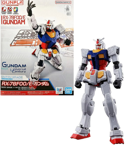 GUNDAM - Entry Grade 1/144 RX-78F00/E Gundam - Model Kit