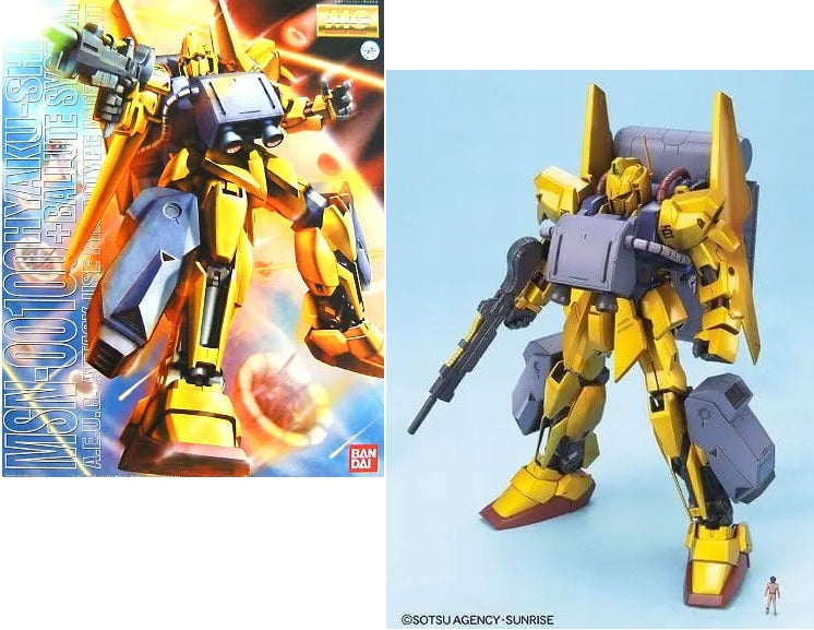 GUNDAM - MG 1/100 Hyakushiki + Ballute System - Model Kit