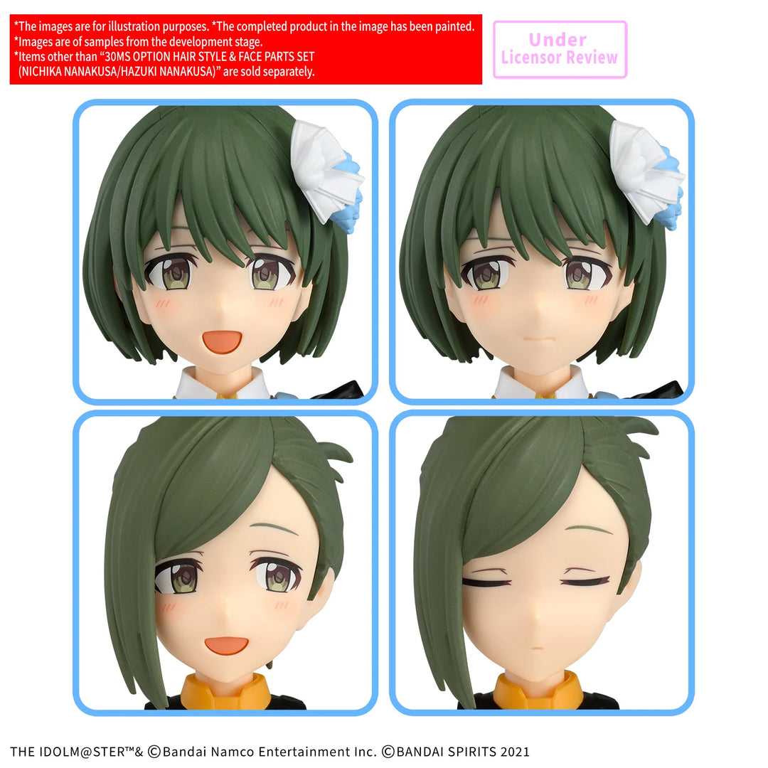30MS -Option Hair Style & Face Parts Set (Nichika / Hazuki) -Model Kit