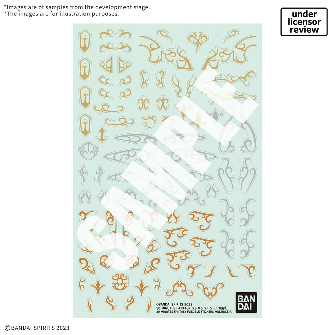 30MF - Flexible Stickers Multiuse 1 - Model Kit