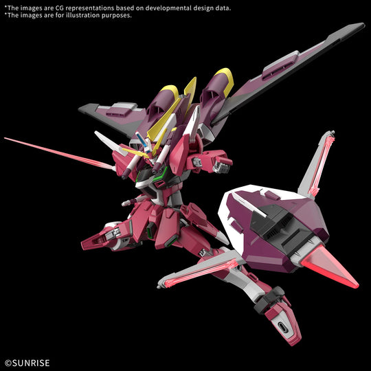GUNDAM - HG 1/144 Infinite Justice gundam & Booster (Tent.) -Model Kit