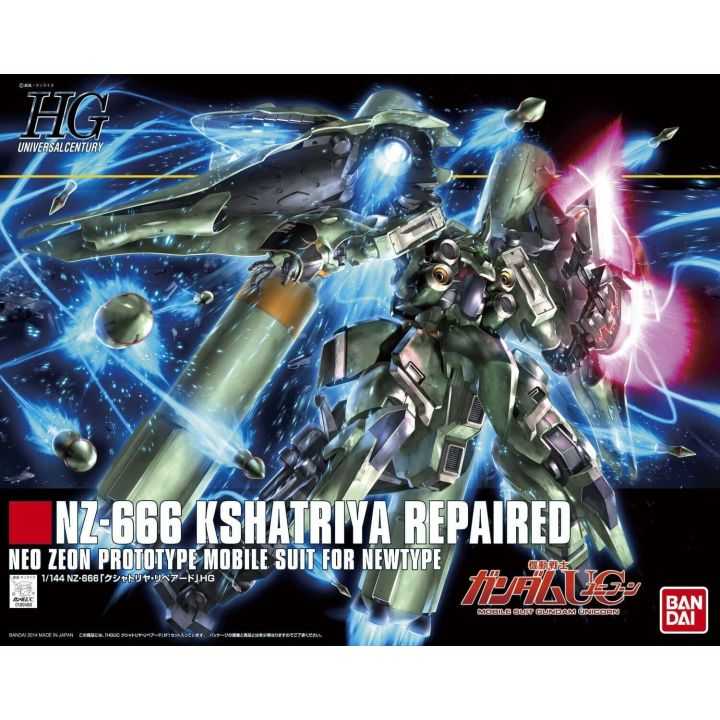 GUNDAM - 1/144 HGUC KSHATRIYA REPAIRED - Model Kit