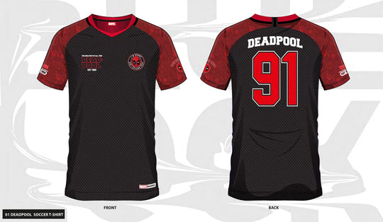 MARVEL - Deadpool 91 - Soccer Jersey Men (XL)