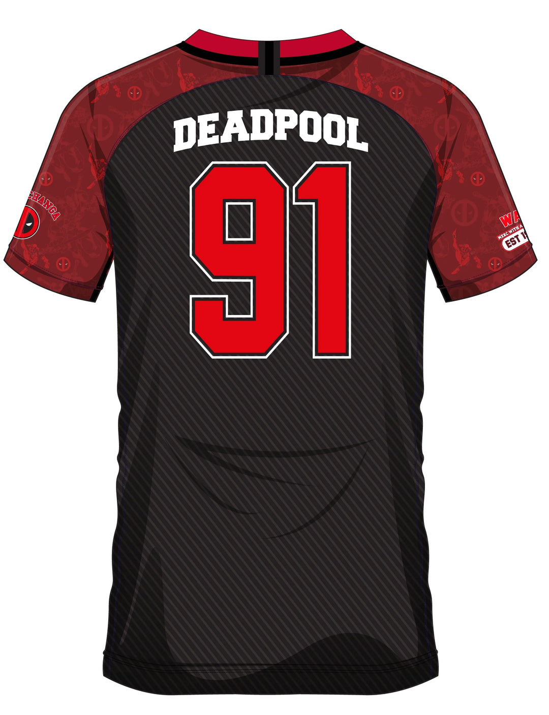 MARVEL - Deadpool 91 - Soccer Jersey Men (XL)