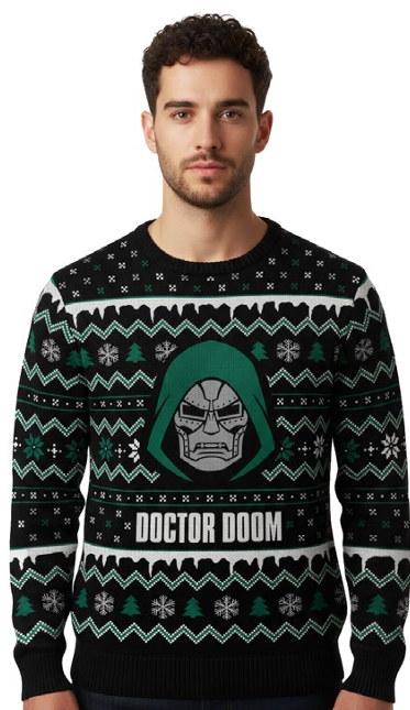 MARVEL - Doctor Doom - Men Christmas Sweaters (XXL)