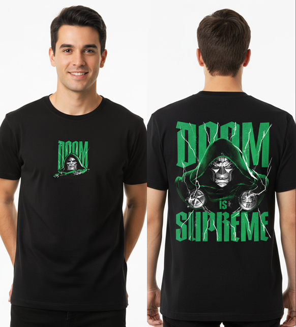 AVENGERS DOOMSDAY - Doom is supreme - T-Shirt Men (S)