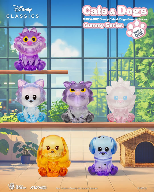 DISNEY - Cats & Dogs Gummy Series - Figurine Blind Box 3.4cm (24pcs)