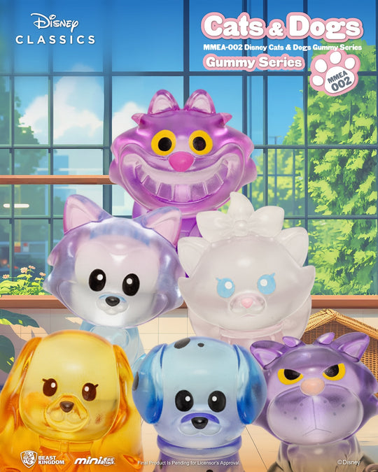 DISNEY - Cats & Dogs Gummy Series - Figurine Blind Box 3.4cm (24pcs)