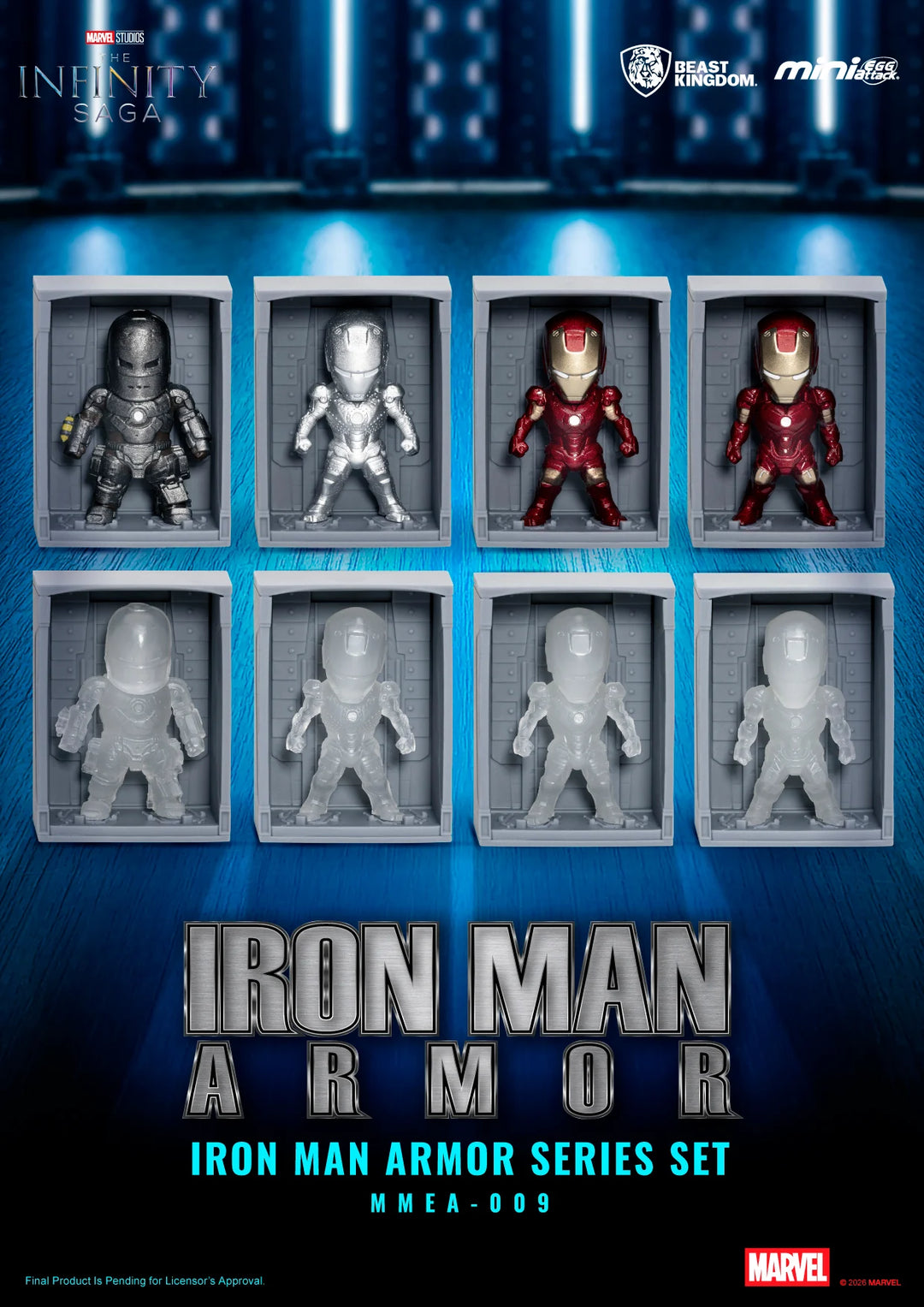 IRON MAN - Armor Series - Blind Box Set 12 Figure 5.1cm