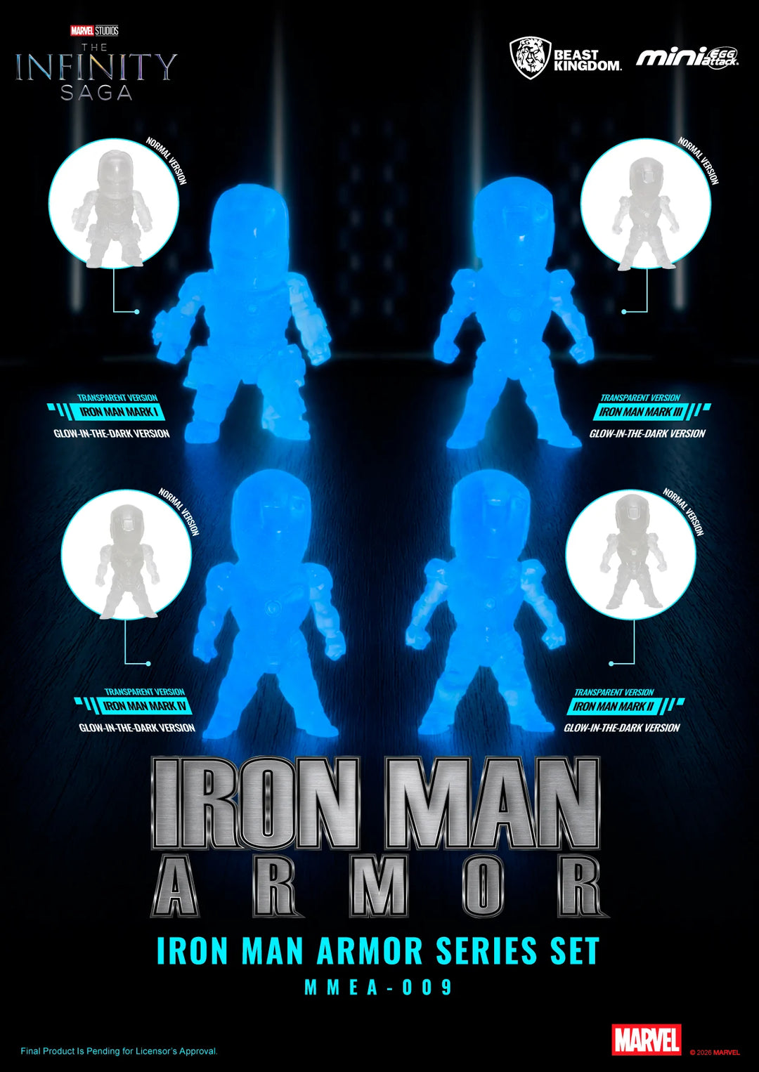 IRON MAN - Armor Series - Blind Box Set 12 Figure 5.1cm