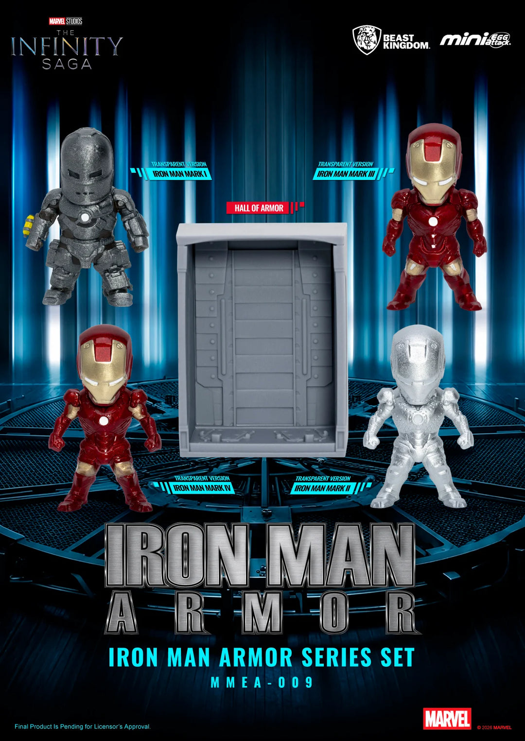 IRON MAN - Armor Series - Blind Box Set 12 Figure 5.1cm