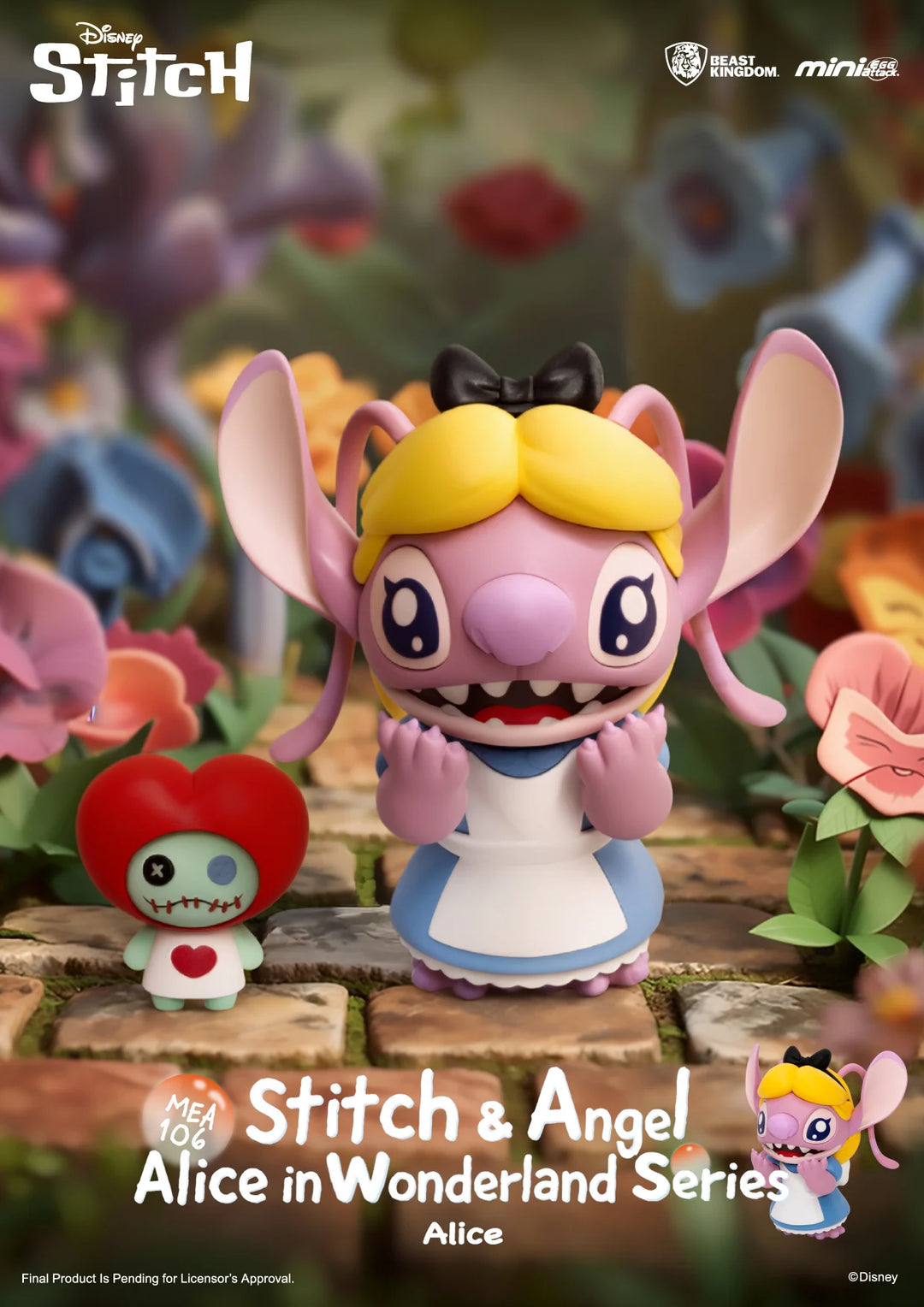 DISNEY -Stitch Alice in Wonderland Series - Blind Box Set 6 Fig. 7.8cm