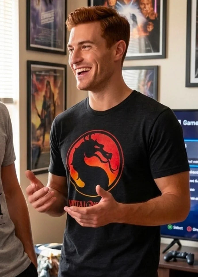MORTAL KOMBAT - Logo - T-Shirt (M)