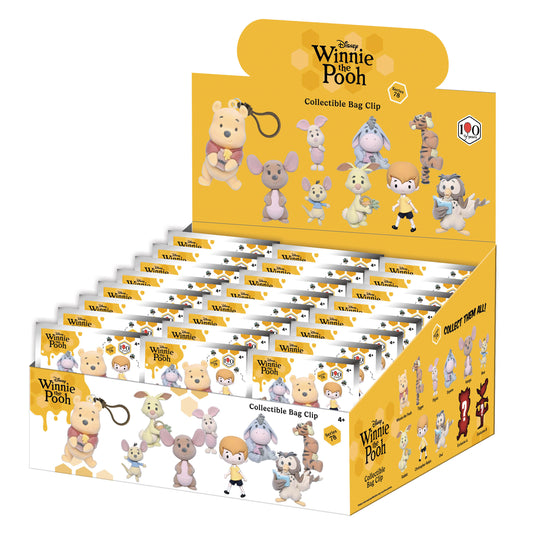 WINNIE 100TH ANNIV. - Series 78 - 3D Foam Bag Clip (Display 24 Pcs)