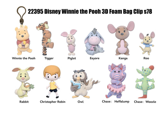 WINNIE 100TH ANNIV. - Series 78 - 3D Foam Bag Clip (Display 24 Pcs)