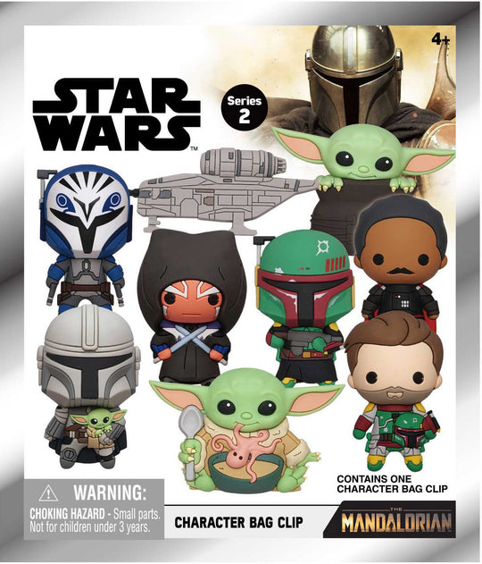STAR WARS - Mandalorian Series 2 - 3D Foam Bag Clip (Display 24 Pcs)